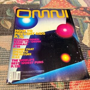Vintage * OMNI Magazine November 1985 Retro Collectible AIDS Genes Future Stones